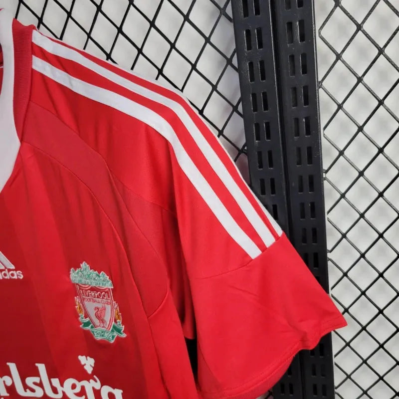 Camisa Liverpool Retrô 2008/09 - Torcedor Masculina Vermelha - Camisa de Time Oficial - Buyit