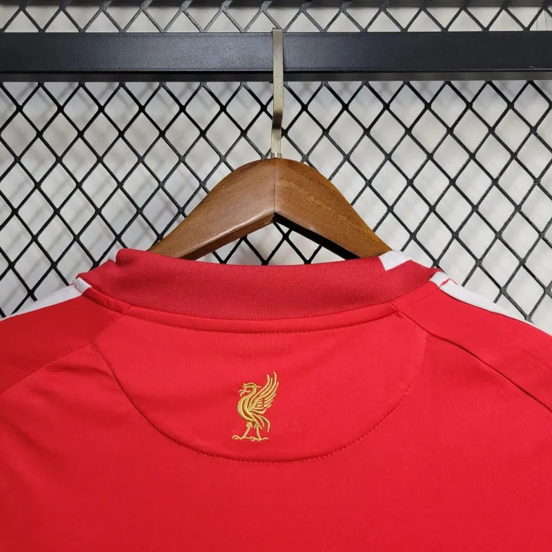 Camisa Liverpool Retrô 2008/09 - Torcedor Masculina Vermelha - Camisa de Time Oficial - Buyit