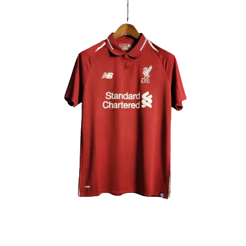 Camisa Liverpool Retrô 2018/19 - Torcedor Masculina Vermelha - Camisa de Time Oficial - Buyit