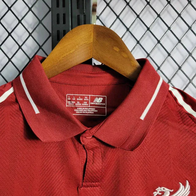 Camisa Liverpool Retrô 2018/19 - Torcedor Masculina Vermelha - Camisa de Time Oficial - Buyit