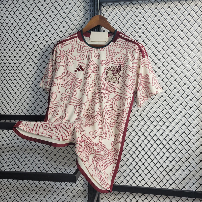 Camisa México Away 22/23 - Torcedor Masculina Rosa - Camisa de Time Oficial - Buyit