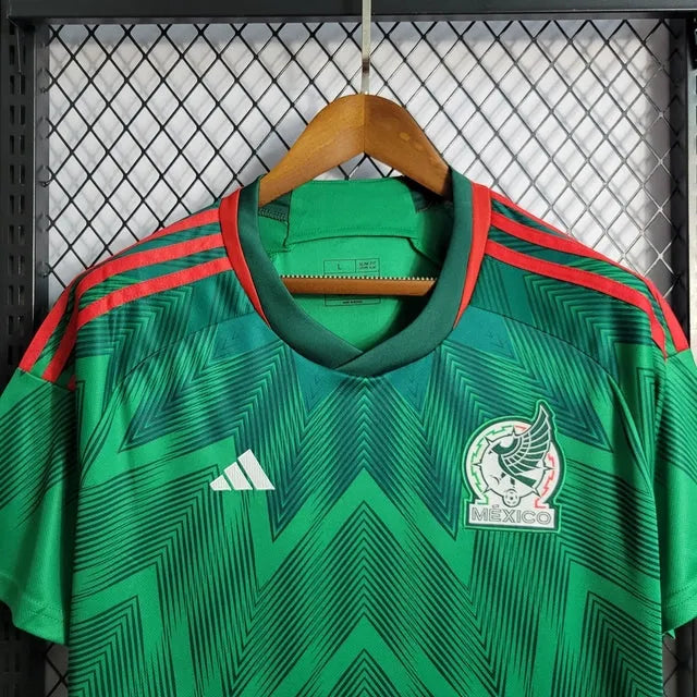 Camisa México Home 22/23 - Torcedor Masculina Verde - Camisa de Time Oficial - Buyit