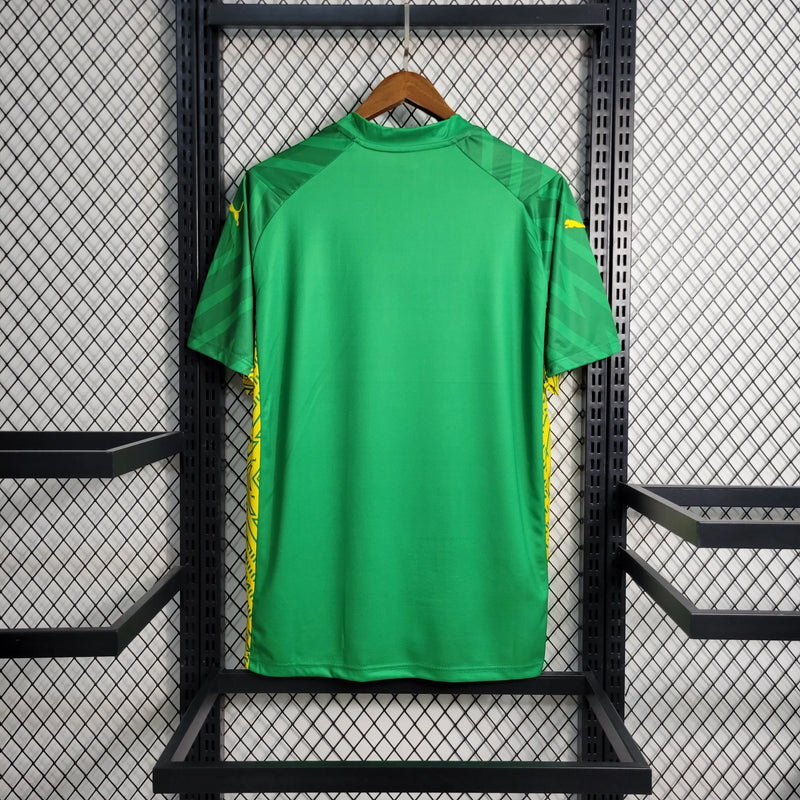 Camisa Manchester City Goleiro 23/24 - Torcedor Masculina Verde - Camisa de Time Oficial - Buyit