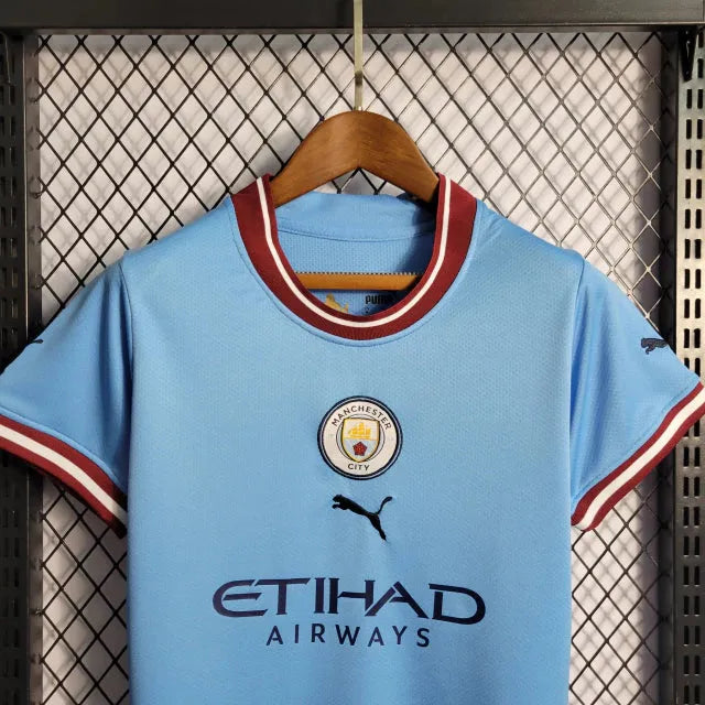 Camisa Manchester City Home 22/23 - Torcedor Feminina - Camisa de Time Oficial - Buyit