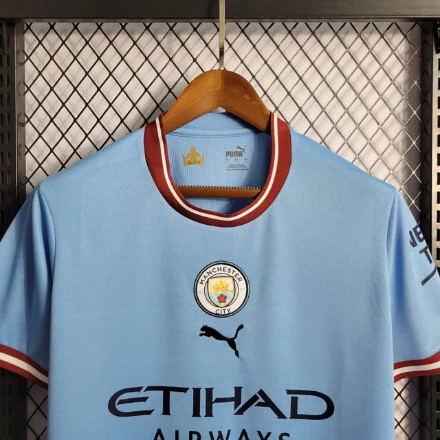 Camisa Manchester City Home 22/23 - Torcedor Masculina - Camisa de Time Oficial - Buyit