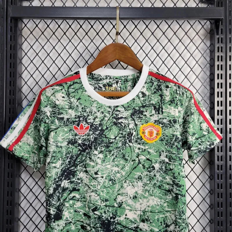 Camisa Manchester United 24/25 - Torcedor Infantil Verde - Camisa de Time Oficial - Buyit