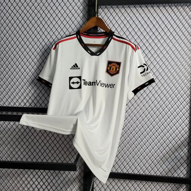 Camisa Manchester United Away 22/23 - Torcedor Masculina Branca - Camisa de Time Oficial - Buyit