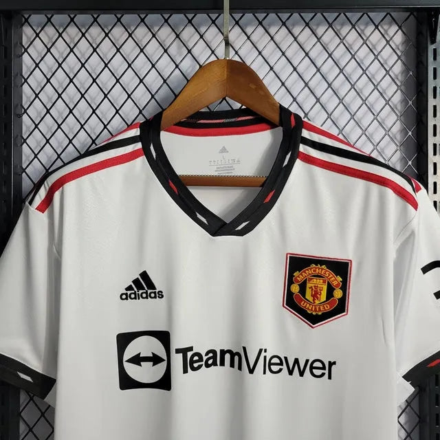 Camisa Manchester United Away 22/23 - Torcedor Masculina Branca - Camisa de Time Oficial - Buyit