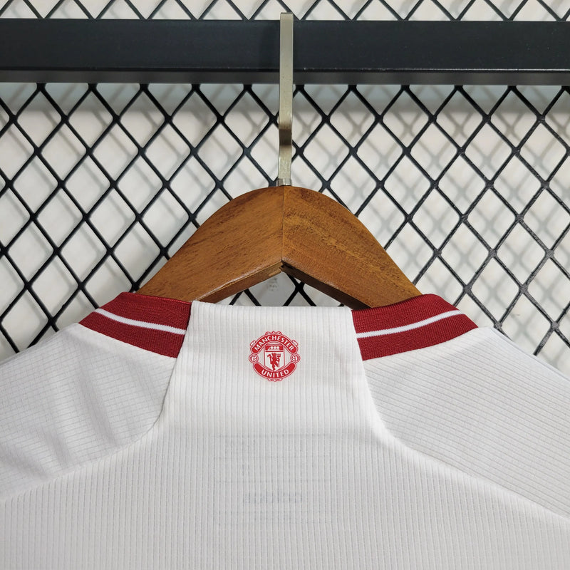 Camisa Manchester United Away 23/24 - Torcedor Masculina Branca - Camisa de Time Oficial - Buyit