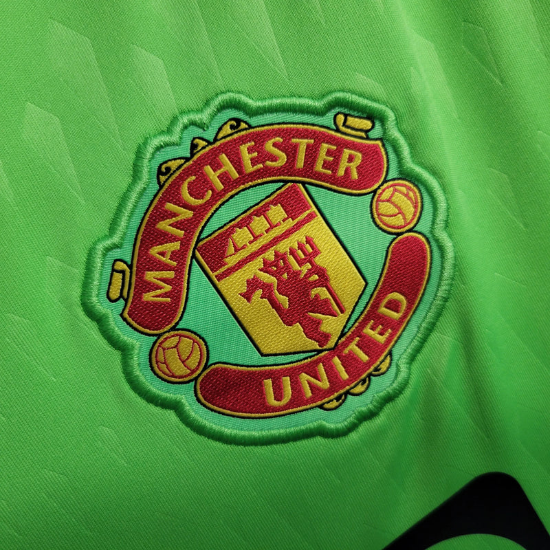 Camisa Manchester United Goleiro 23/24 - Torcedor Masculina Verde - Camisa de Time Oficial - Buyit