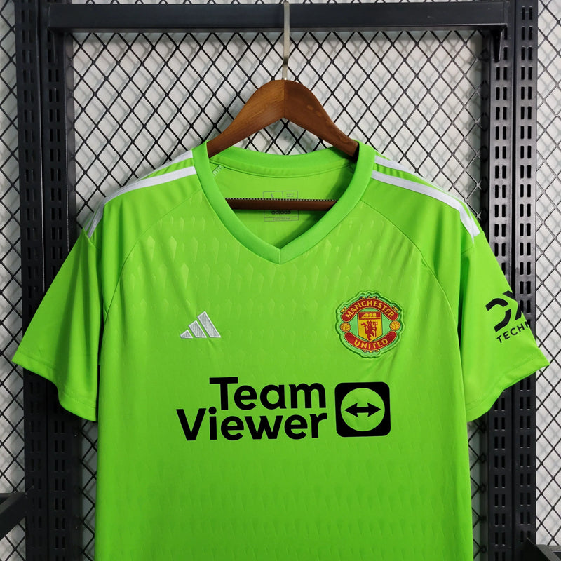 Camisa Manchester United Goleiro 23/24 - Torcedor Masculina Verde - Camisa de Time Oficial - Buyit