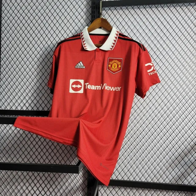 Camisa Manchester United Home 22/23 - Torcedor Masculina - Camisa de Time Oficial - Buyit