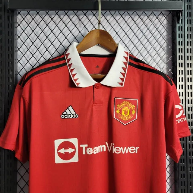 Camisa Manchester United Home 22/23 - Torcedor Masculina - Camisa de Time Oficial - Buyit