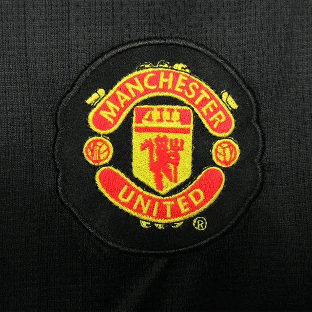 Camisa Manchester United Retrô Away 2007/08 - Torcedor Masculina Preta - Camisa de Time Oficial - Buyit