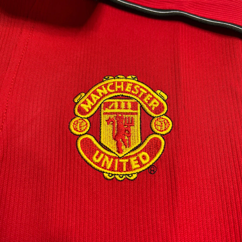 Camisa Manchester United Retrô Home 1998/99 - Torcedor Masculina Vermelha - Camisa de Time Oficial - Buyit