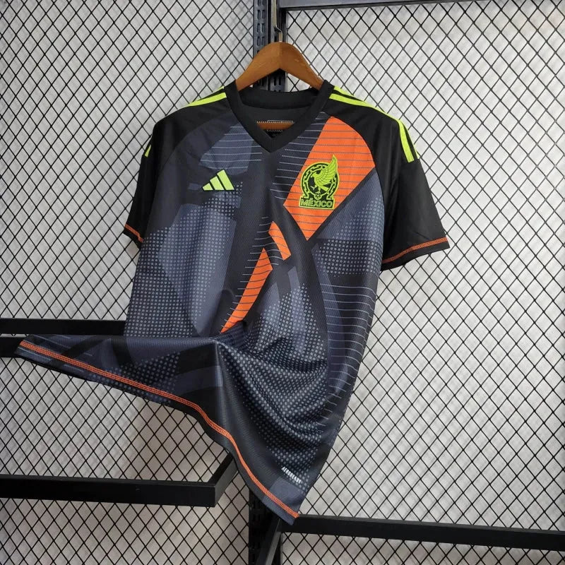 Camisa México Goleiro 24/25 - Torcedor Masculina Preta - Camisa de Time Oficial - Buyit