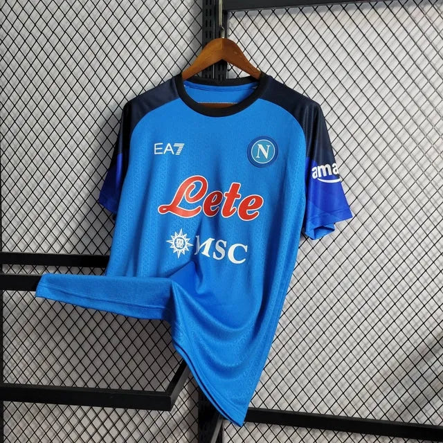 Camisa Napoli Home 22/23 - Torcedor Masculina - Camisa de Time Oficial - Buyit