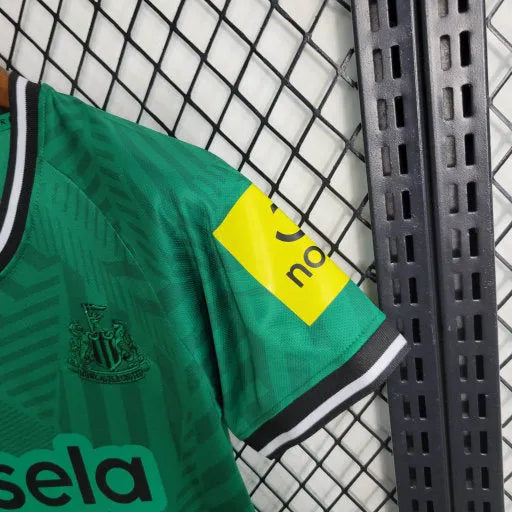 Camisa Newcastle United Away 23/24 - Torcedor Infantil Verde - Camisa de Time Oficial - Buyit