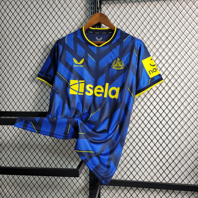 Camisa Newcastle United Away II 23/24 - Torcedor Masculina Azul - Camisa de Time Oficial - Buyit