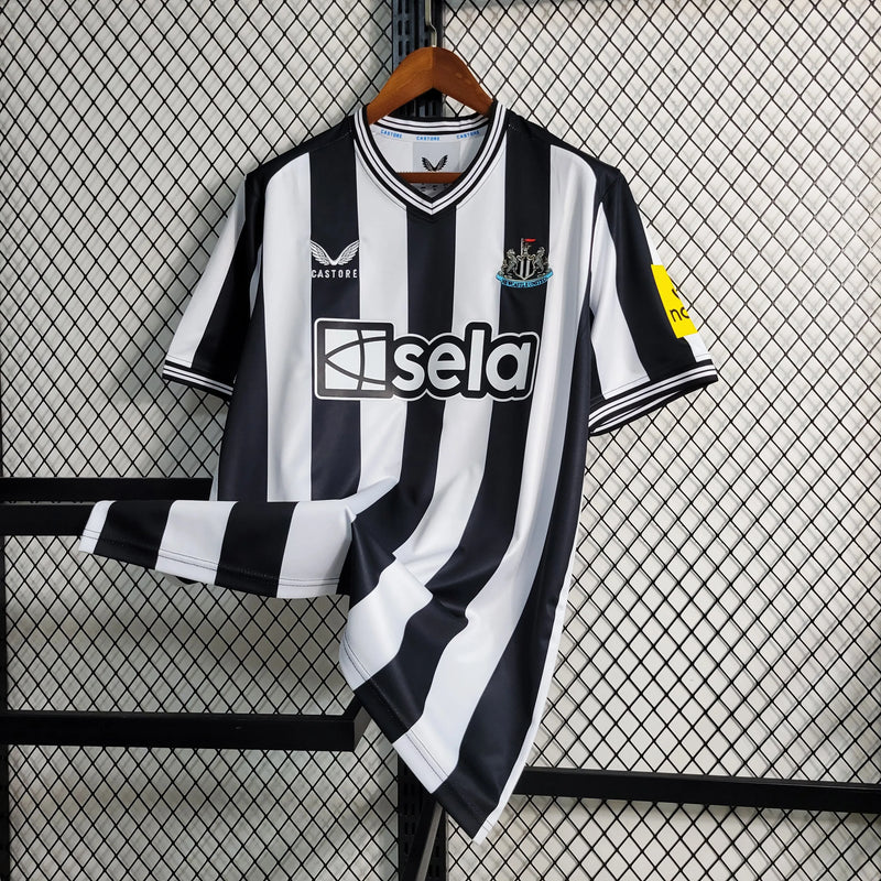 Camisa Newcastle United Home 23/24 - Torcedor Masculina - Camisa de Time Oficial - Buyit