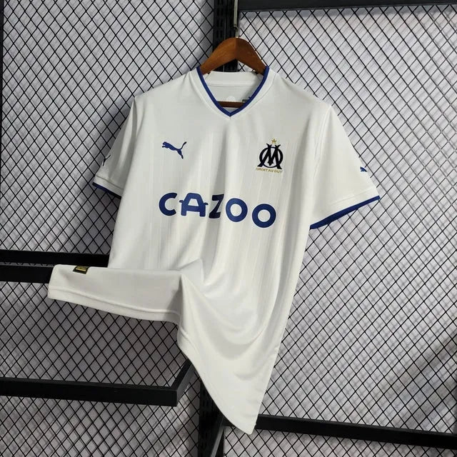 Camisa Olympique Marseille Home 22/23 - Torcedor Masculina - Camisa de Time Oficial - Buyit