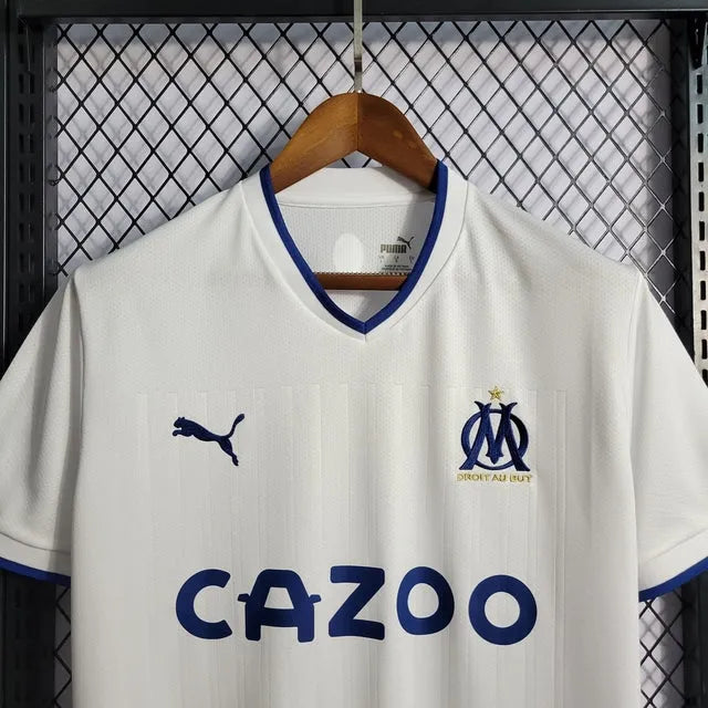 Camisa Olympique Marseille Home 22/23 - Torcedor Masculina - Camisa de Time Oficial - Buyit