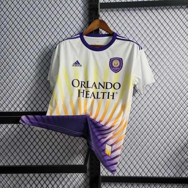 Camisa Orlando City Home 22/23 - Torcedor Masculina Branca - Camisa de Time Oficial - Buyit