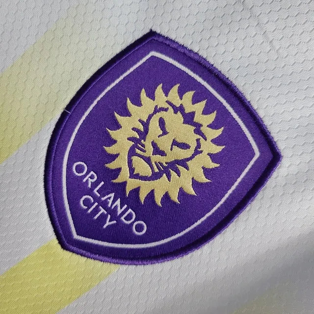 Camisa Orlando City Home 22/23 - Torcedor Masculina Branca - Camisa de Time Oficial - Buyit