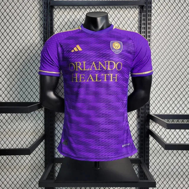 Camisa Orlando City Home 23/24 - Jogador Masculina Roxa - Camisa de Time Oficial - Buyit