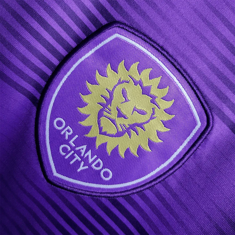 Camisa Orlando City Home 23/24 - Torcedor Masculina Roxa - Camisa de Time Oficial - Buyit