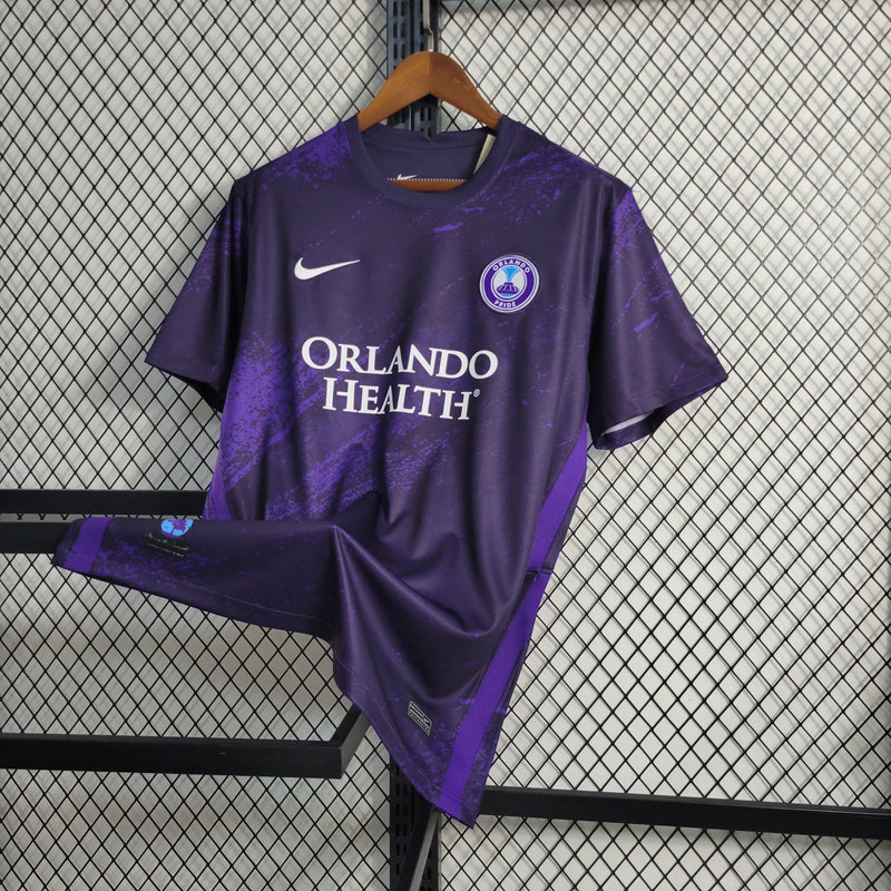 Camisa Orlando City Pride 23/24 - Torcedor Masculina Roxa - Camisa de Time Oficial - Buyit