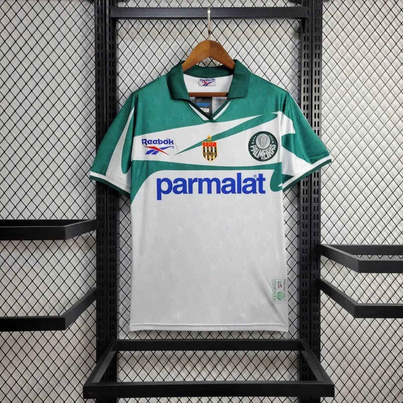 Camisa Palmeiras Away 2 Retrô 1996 - Torcedor Masculina PARMALAT - Camisa de Time Oficial - Buyit