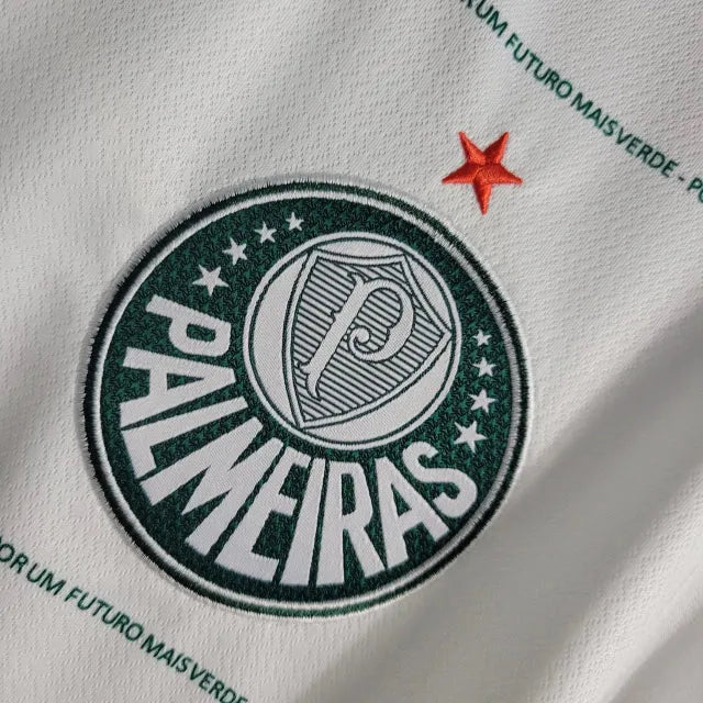 Camisa Palmeiras Away 22/23 - Torcedor Masculina Branca - Camisa de Time Oficial - Buyit