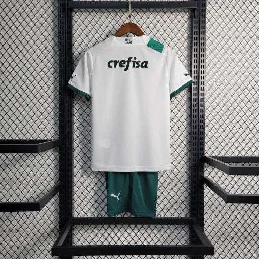 Camisa Palmeiras Away 23/24 - Torcedor Infantil Branca - Camisa de Time Oficial - Buyit