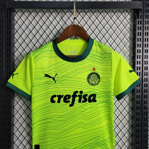 Camisa Palmeiras Away 23/24 - Torcedor Infantil Verde - Camisa de Time Oficial - Buyit