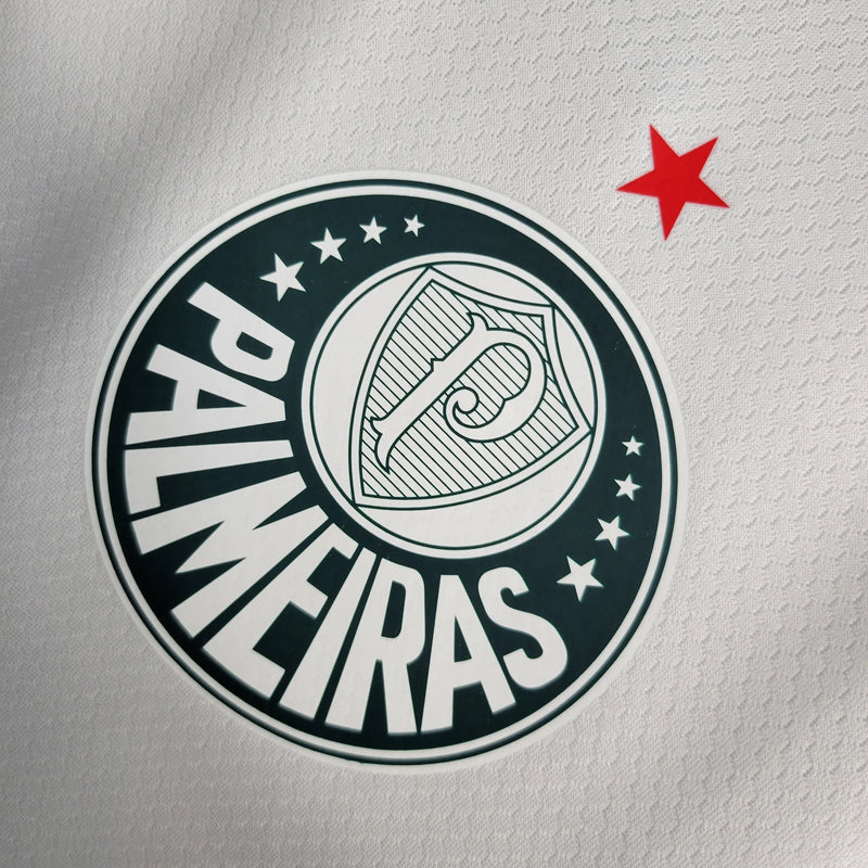 Camisa Palmeiras Away 23/24 - Torcedor Masculina Branca - Camisa de Time Oficial - Buyit