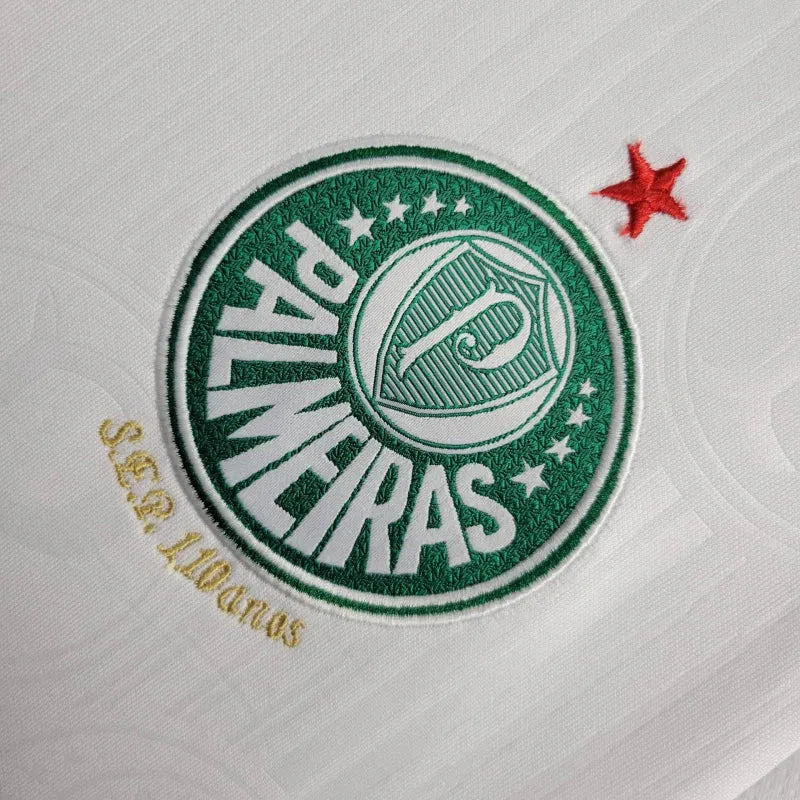 Camisa Palmeiras Away 24/25 - Torcedor Feminina Branca - Camisa de Time Oficial - Buyit