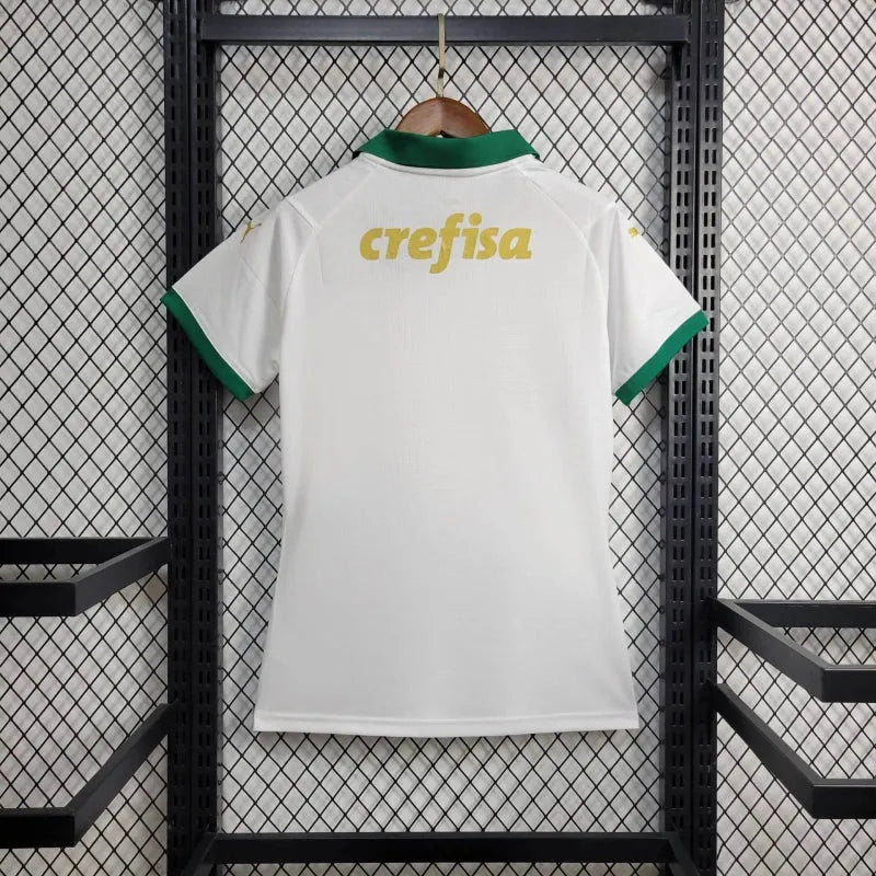 Camisa Palmeiras Away 24/25 - Torcedor Feminina Branca - Camisa de Time Oficial - Buyit