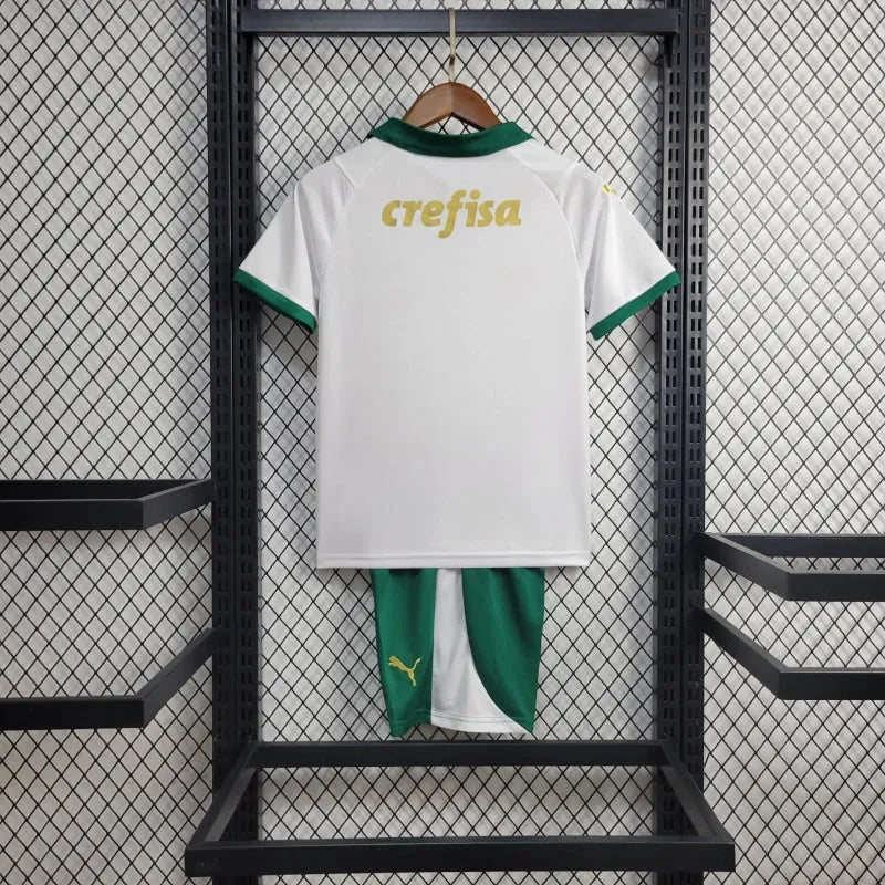 Camisa Palmeiras Away 24/25 - Torcedor Infantil Branca - Camisa de Time Oficial - Buyit