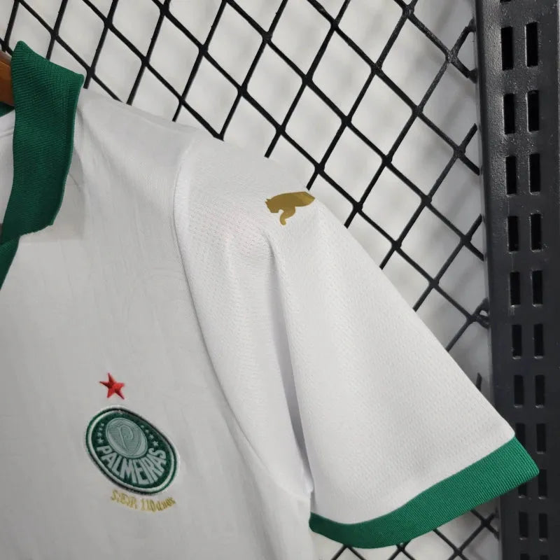 Camisa Palmeiras Away 24/25 - Torcedor Infantil Branca - Camisa de Time Oficial - Buyit