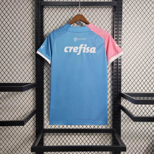 Camisa Palmeiras Edição Comemorativa 23/24 - Torcedor Masculina Azul e Rosa - Camisa de Time Oficial - Buyit