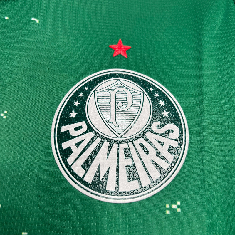 Camisa Palmeiras Edição Meio Ambiente 24/25 - Torcedor Masculina Manhcada Branca - Camisa de Time Oficial - Buyit