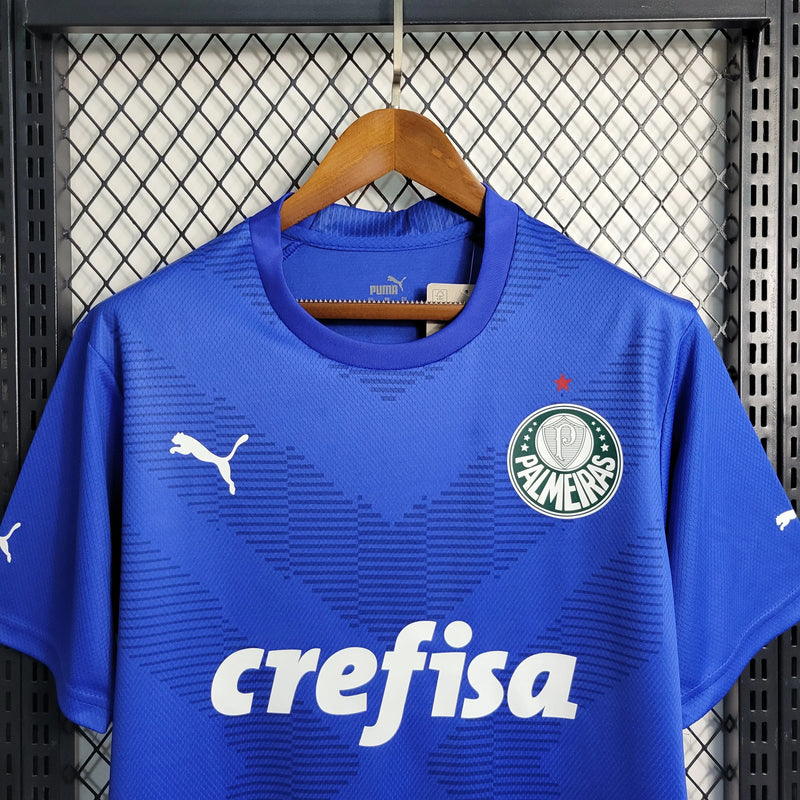 Camisa Palmeiras Goleiro 23/24 - Torcedor Masculina Azul - Camisa de Time Oficial - Buyit