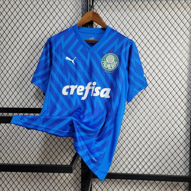 Camisa Palmeiras Goleiro 24/25 - Torcedor Masculina Azul - Camisa de Time Oficial - Buyit