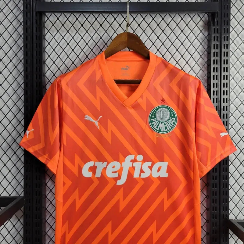 Camisa Palmeiras Goleiro 24/25 - Torcedor Masculina Laranja - Camisa de Time Oficial - Buyit