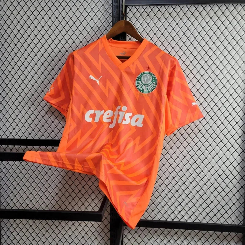 Camisa Palmeiras Goleiro 24/25 - Torcedor Masculina Laranja - Camisa de Time Oficial - Buyit