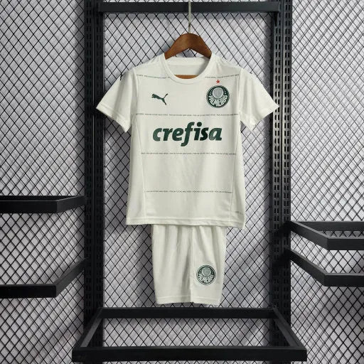 Camisa Palmeiras Home 22/23 - Torcedor Infantil Branca - Camisa de Time Oficial - Buyit