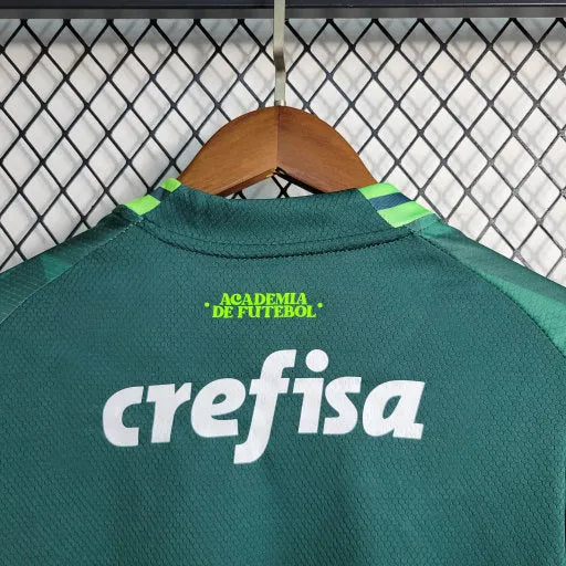 Camisa Palmeiras Home 23/24 - Torcedor Infantil Verde - Camisa de Time Oficial - Buyit