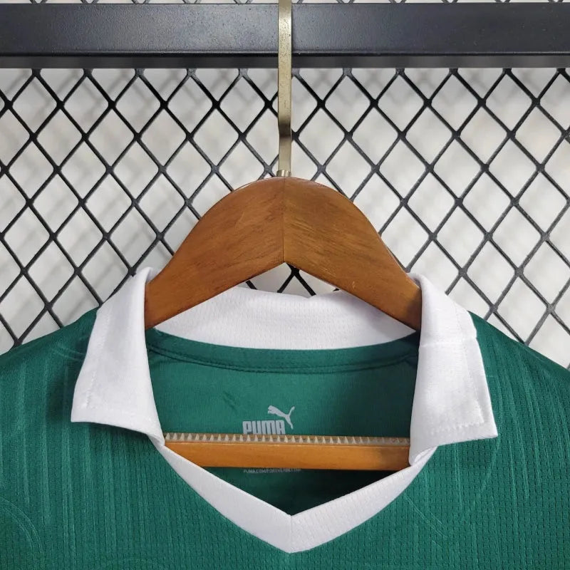 Camisa Palmeiras Home 24/25 - Torcedor Infantil Verde e Dourado - Camisa de Time Oficial - Buyit