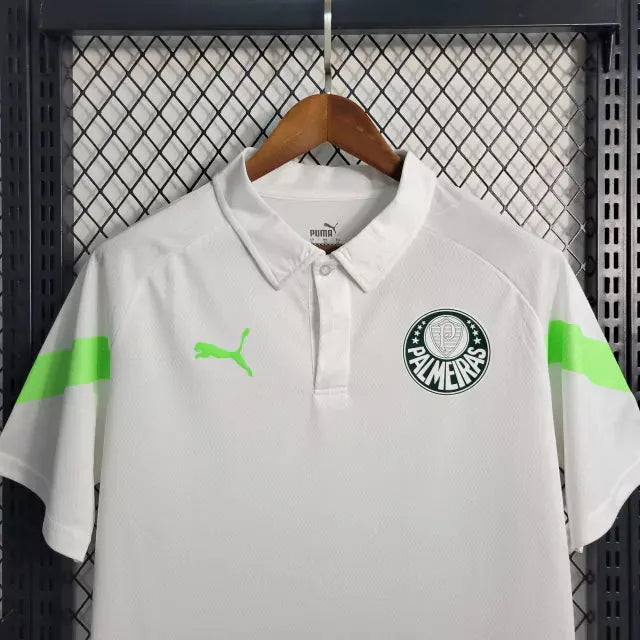 Camisa Palmeiras Treino 23/24 - Torcedor Masculina Branca - Camisa de Time Oficial - Buyit